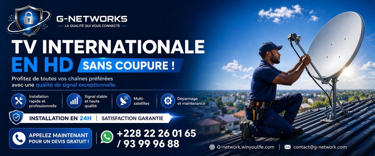Installation d'Antenne Parabolique